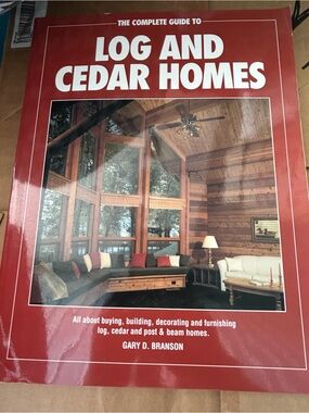 Log and Cedar Homes Guidebook - Red Cover